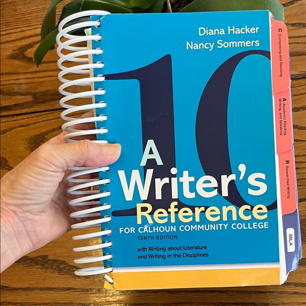 A Writers Reference for Calhoun Community College Wire Bound Book 2021